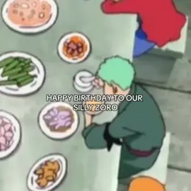 everyone say happy birthday to our handsome gorgeous king 💘💘 #roronoazoro #zoro #onepiece #foryoupage #anime 
