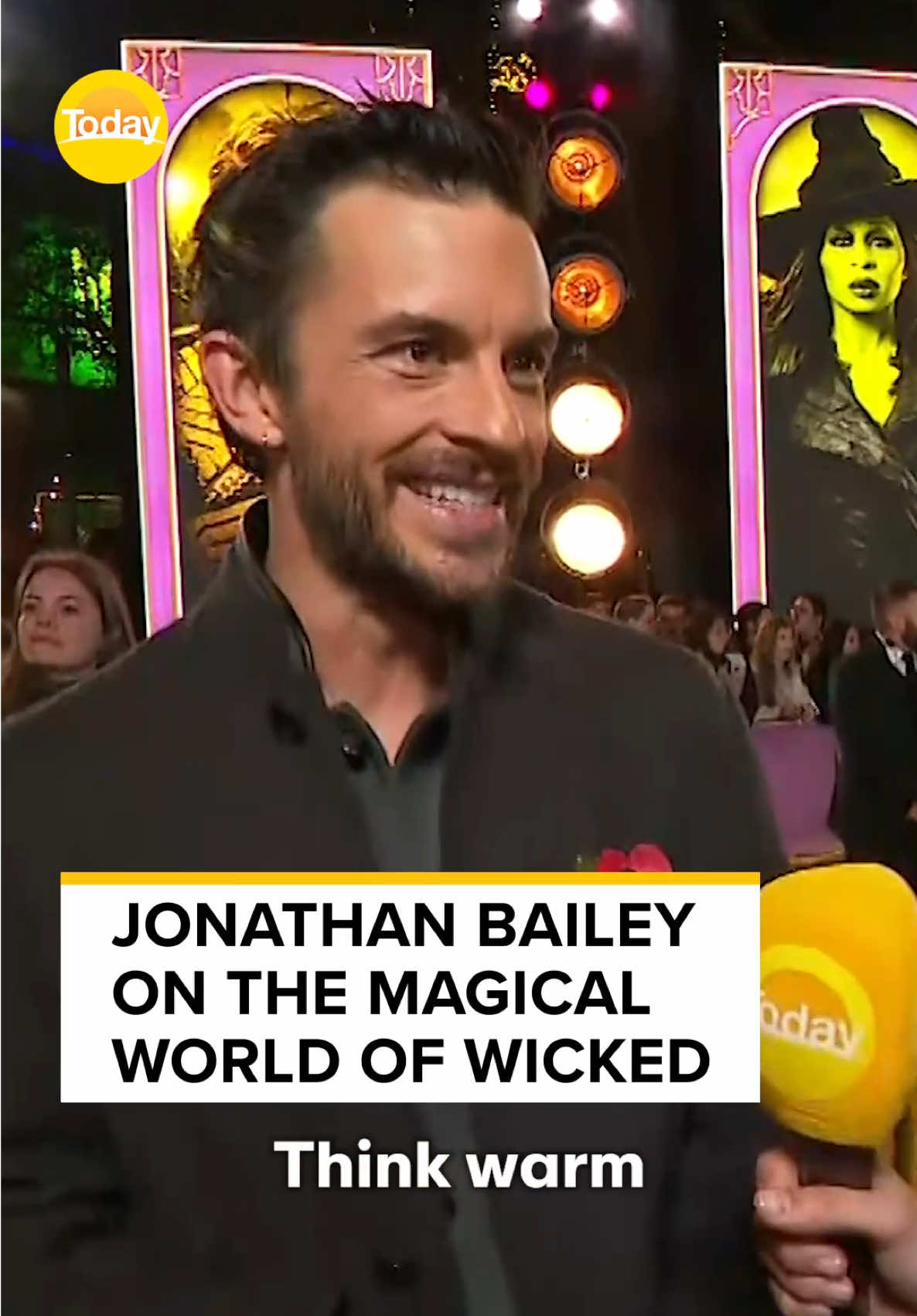 Prince Fiyero and 'His Royal Sexiness' Jonathan Bailey was as charming as ever at the 'Wicked: For Good' premiere! 💚✨ #9Today #jonathanbailey #wickedmovie #fiyero 