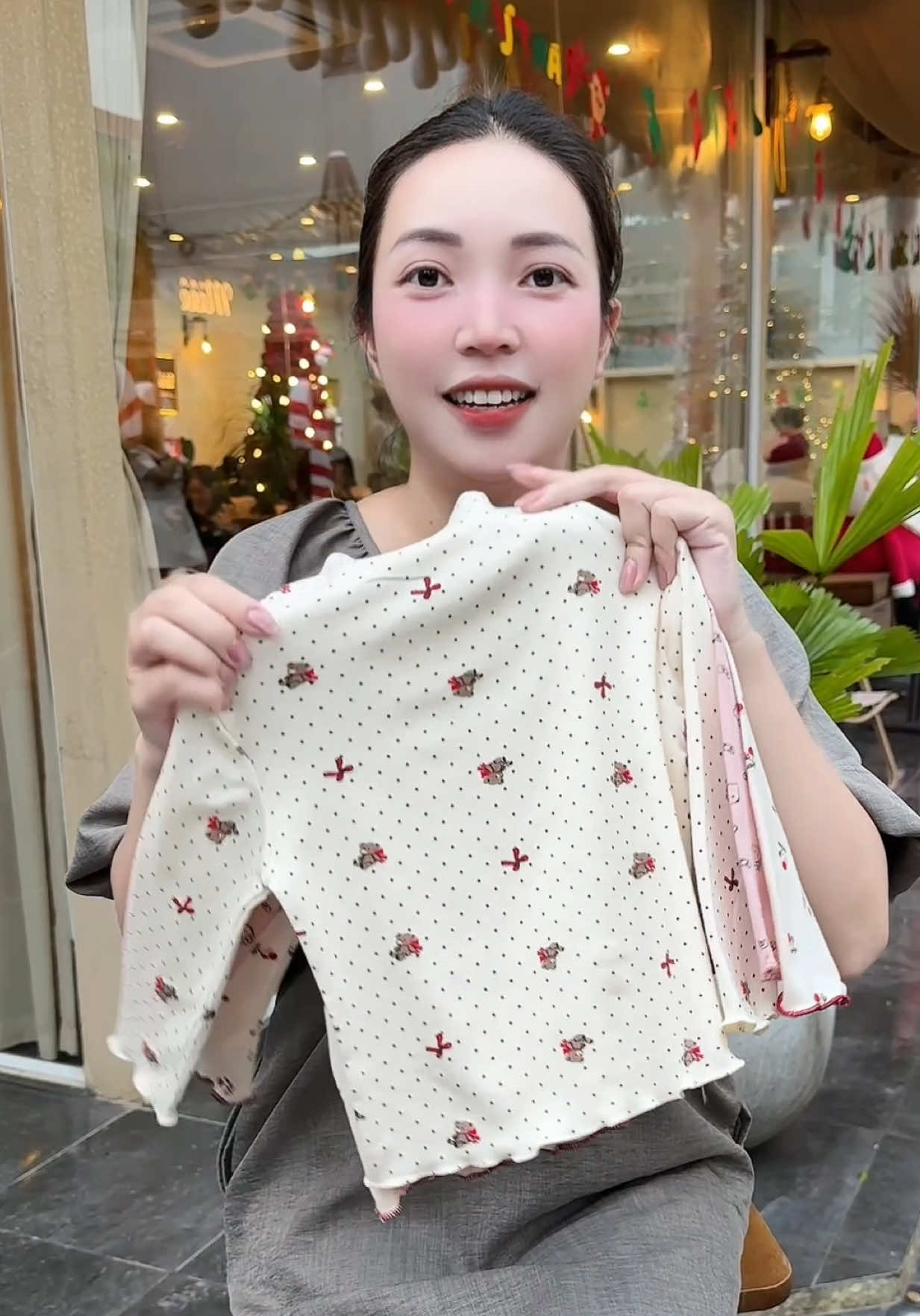 Áo giữ nhiệt bé gái #meminmax95 #quanaotreem #aogiunhietbegai #aogiunhietchobe 