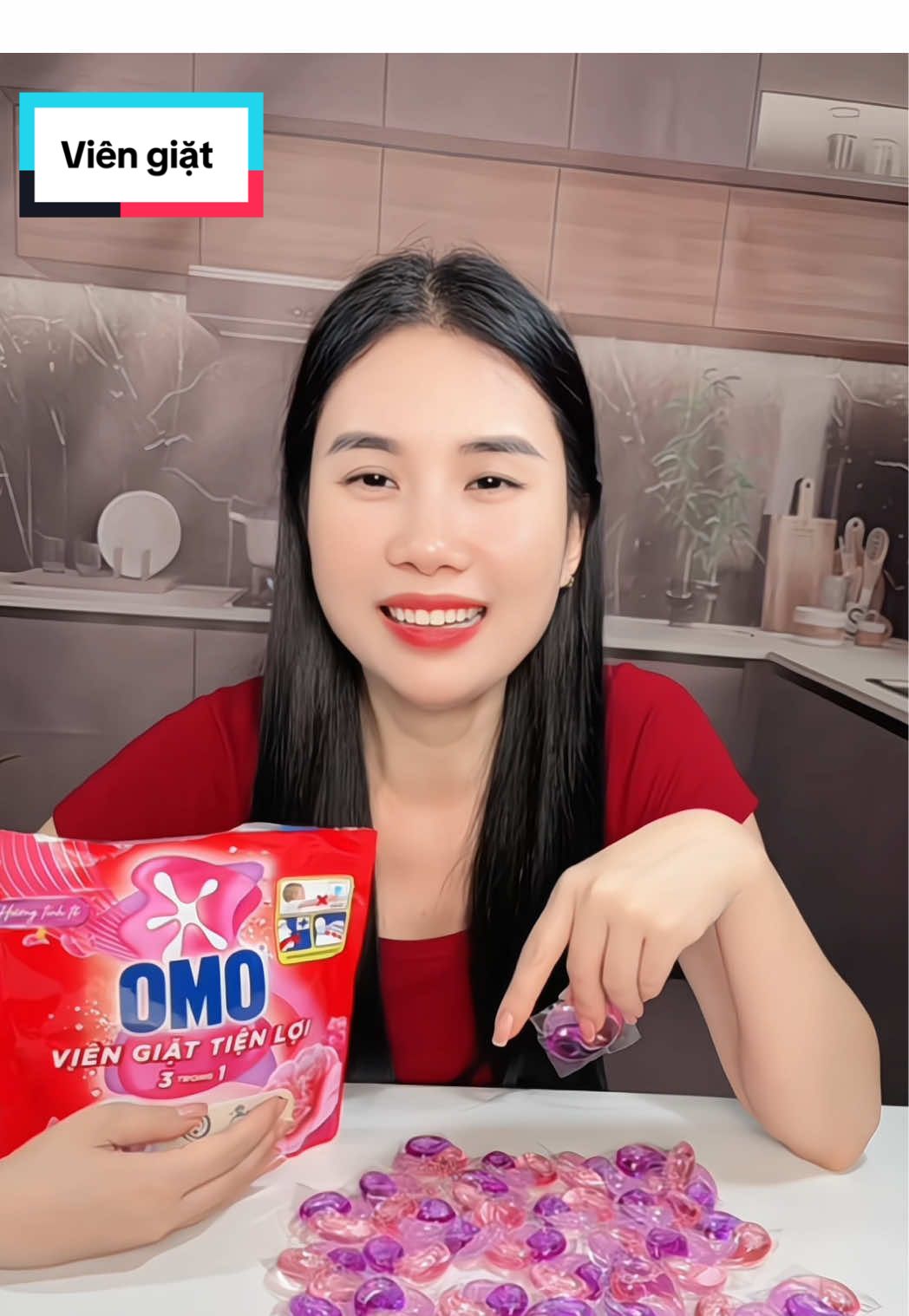Viên giặt quần áo omo thơm lâu bền vải #omo #viengiatomomatic3trong1tienloi 