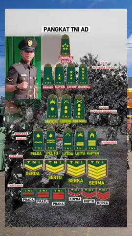 Pangkat TNI AD ✅ #tniad #pangkattniad #pengetahuan #angkatandarat 