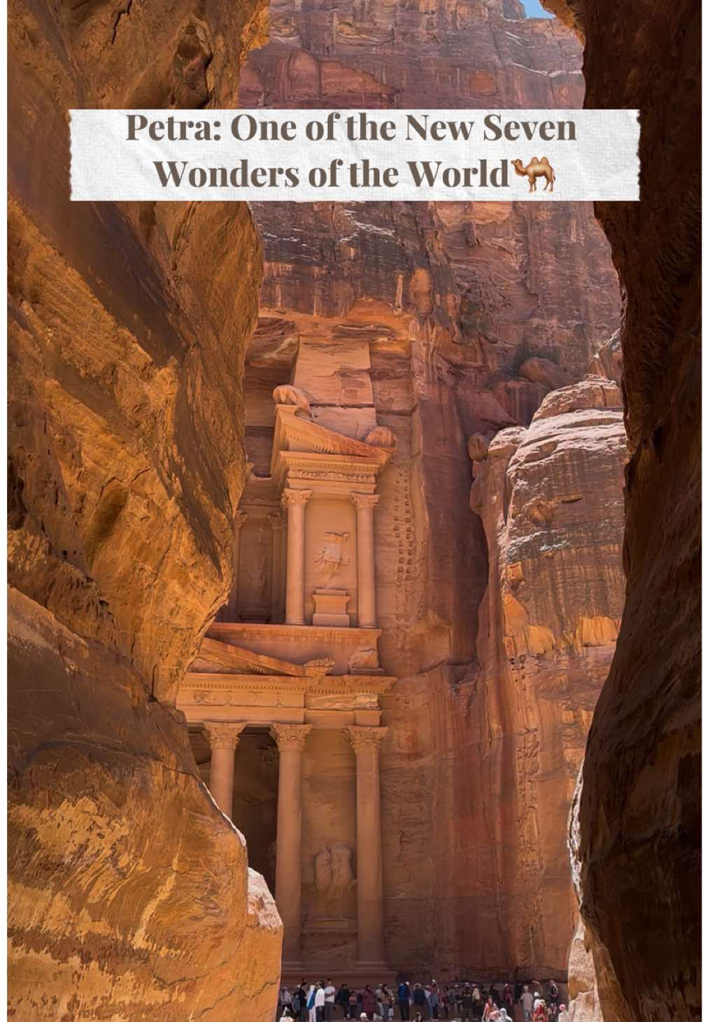 Petra, Jordan🇯🇴 #petra #jordan #vacantionmood #traveltiktok #7wondersoftheworld 