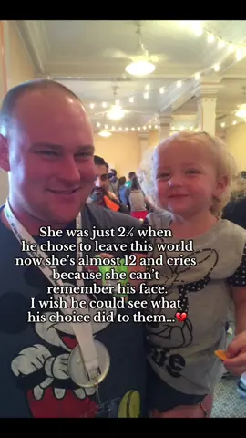 There’s nothing harder than watching your child hurt because of someone else’s choice. She was just 2½ when her dad chose to leave this world, and now she’s almost 12 old enough to really feel the loss but too young to remember him. 💔 The questions, the tears, the ache of trying to remember a face she barely got to know. I’d give anything to take that pain away, but all I can do is be there through it. This is the reality of our life and no parent should ever have to see their child carry this kind of heartbreak. #griefjourney #grief #griefandloss #parentingthroughgrief #parentloss 
