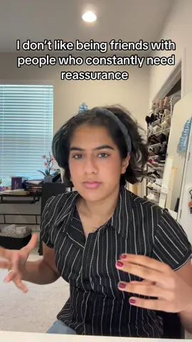 It’s definitely understandable once in a while, but when someone is constantly doing this it definitely gets tiring and it becomes hard to reassure them when it feels like it won’t help. #girls #fyp #friends #grwm #opinion