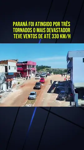 Paraná foi atingido por três tornados o mais devastador teve ventos de até 330 km/h #noticias #News #jornalismo #reportagem #fyp 