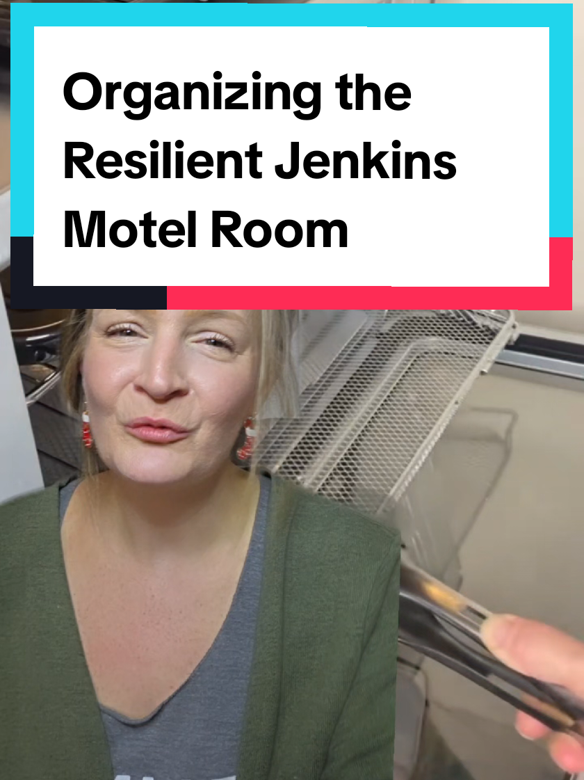 A new kitchen appliance means they'll be there through the holidays, so they CAN buy some organizing products to help contain the mess! #resilientjenkins #homeorganizing #decluttering #messyhouse #organizingtips 