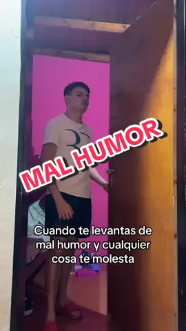 Cuando te levantas de mal humor y cualquier cosa te molesta #malhumor #humor #malhumorado #enojado 