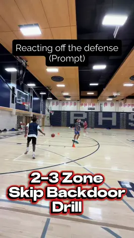 2-3 Zone Skip Backdoor Drill