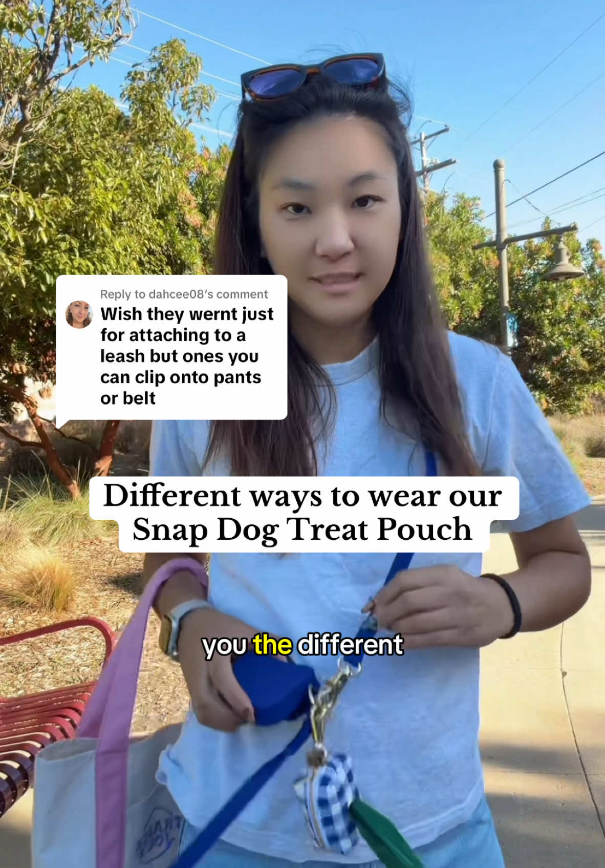 Replying to @dahcee08 Our treat pouches actually come with an O-ring that makes it super versatile to clip it to your bag, another leash, or even your belt loop! You can also flip over the lid to clip onto a narrow belt!    #siliconeproduct #dogbag #dogwalkinggear #dogaccessories #dogproducts #dogsmallbusiness #dogtreatholder #treatholder #dogwalks #dogtrainingtools #dogsoftiktok #dogtreatpouch #dogparents #musthavedogproduct 