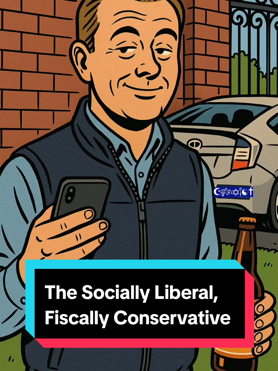 Replying to @kellymusescherf  The Socially Liberal, Fiscally Conservative  #politics #liberal #conservative #identity #humor 
