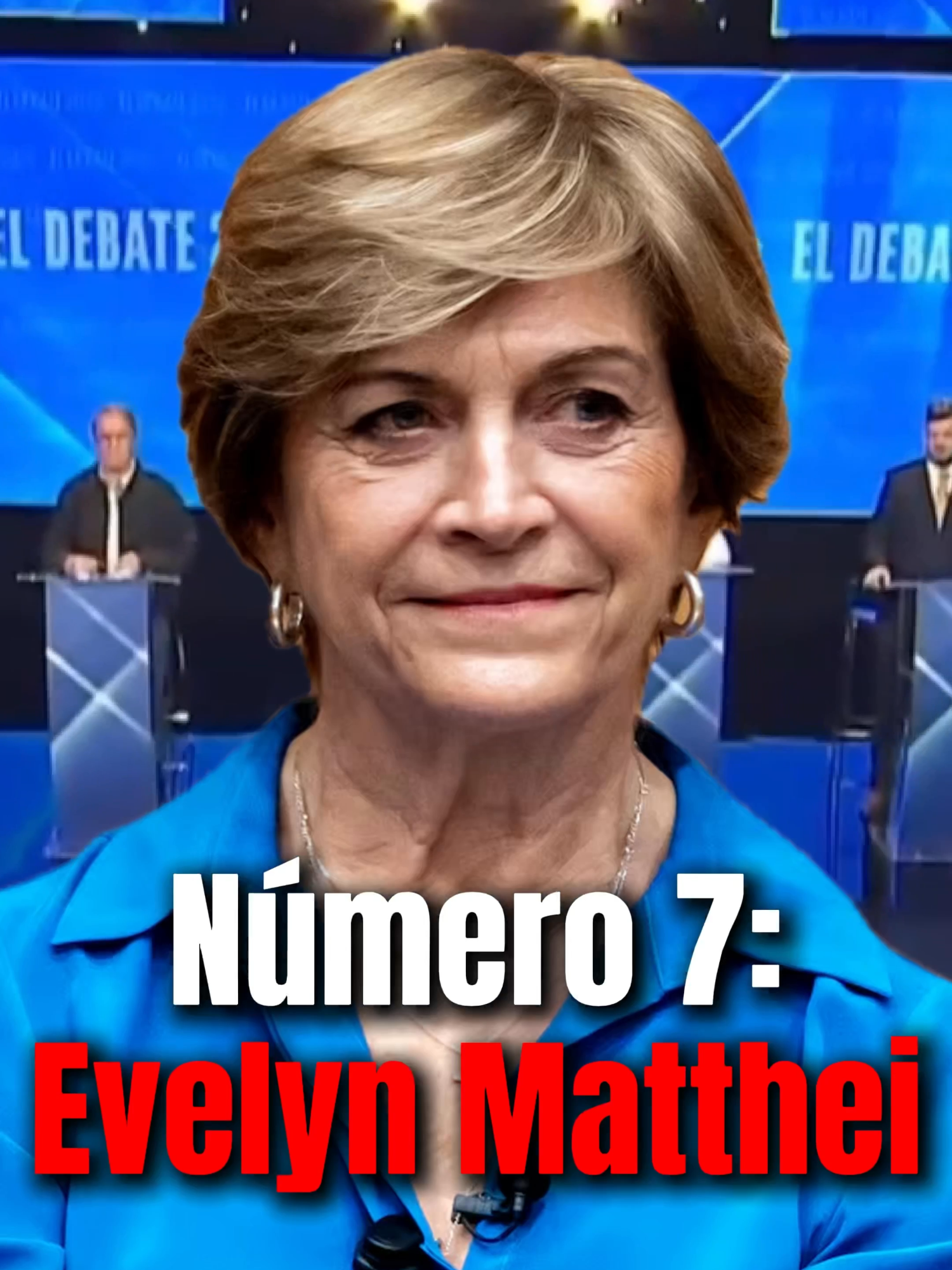 ⏱️Candidatos en 1 minuto 🗳️Número 7: Evelyn Matthei. ¿Crees que su fallida candidatura pueda dar la sorpresa? #EvelynMatthei #Elecciones2025 #EleccionesChile #DebatePresidencial #Matthei
