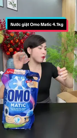 Nước giặt Omo Matic 4.1kg #omo #nuocgiatomo #Cindythuytichcuc #hoptaccungunilever #CleanTok  