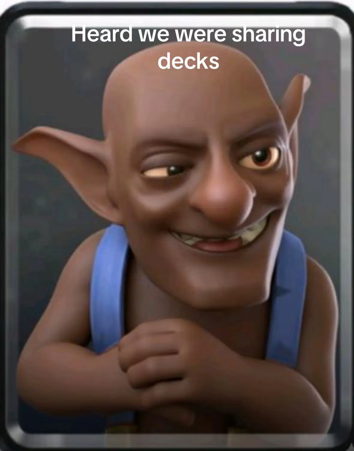 Heard we were sharing decks trend 