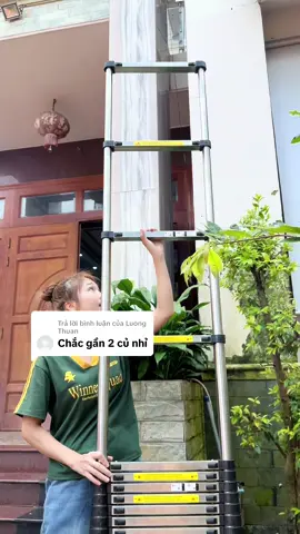 Trả lời @Luong Thuan thang inox 5m1 chiều cao lý tưởng để đi làm hoặc xài gia đình đều được, bảo hành 12 tháng giá tổng kho siêu tốt luôn các anh ơi #nhacuadoisong #xuhuong #myvo90 #thanginox #sumika 