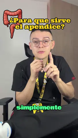 Ustedes saben para que sirve el apéndice? #enfermeria 