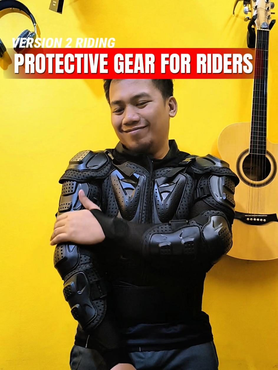 mga kapwa riders safety first muna tayo bago bumiyahe with protective gear riding jacket or armored jacket for motorcycle riders available ang mga sizes sa baba dilaw na basket. 😊 #philippines #pilipinas #kamoteriders #roadtrip #philippinelooper 