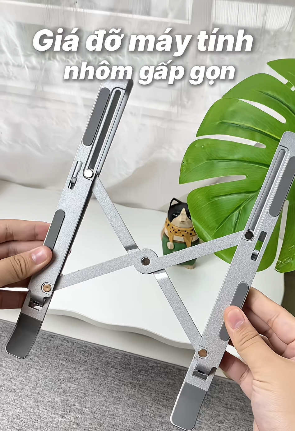 Giá đỡ máy tính nhôm gấp gọn  #giadolaptop #giado #giadolaptopnhom #giadogapgon 