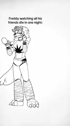 Well… except for bonnie #fnaf #fnafsb #glamrockfreddy #gregory #animation #securitybreach #fypシ