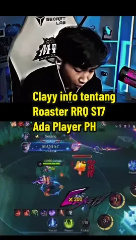 RRQ HOSHI S17 Bakal ada player PH katanya guys ??! #MLBB9TH #MLBB #rrqhoshi #rrq #fyp 