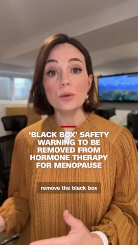 The US Food and Drug Administration said it is taking steps to remove the lengthy “black box” warning on many hormone treatments for women with menopause symptoms. CNN's Meg Tirrell reports on what may have caused the shift.