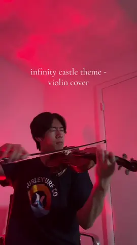 infinity castle theme - demon slayer (violin cover) #fyp #violin #cover #viral #musician 