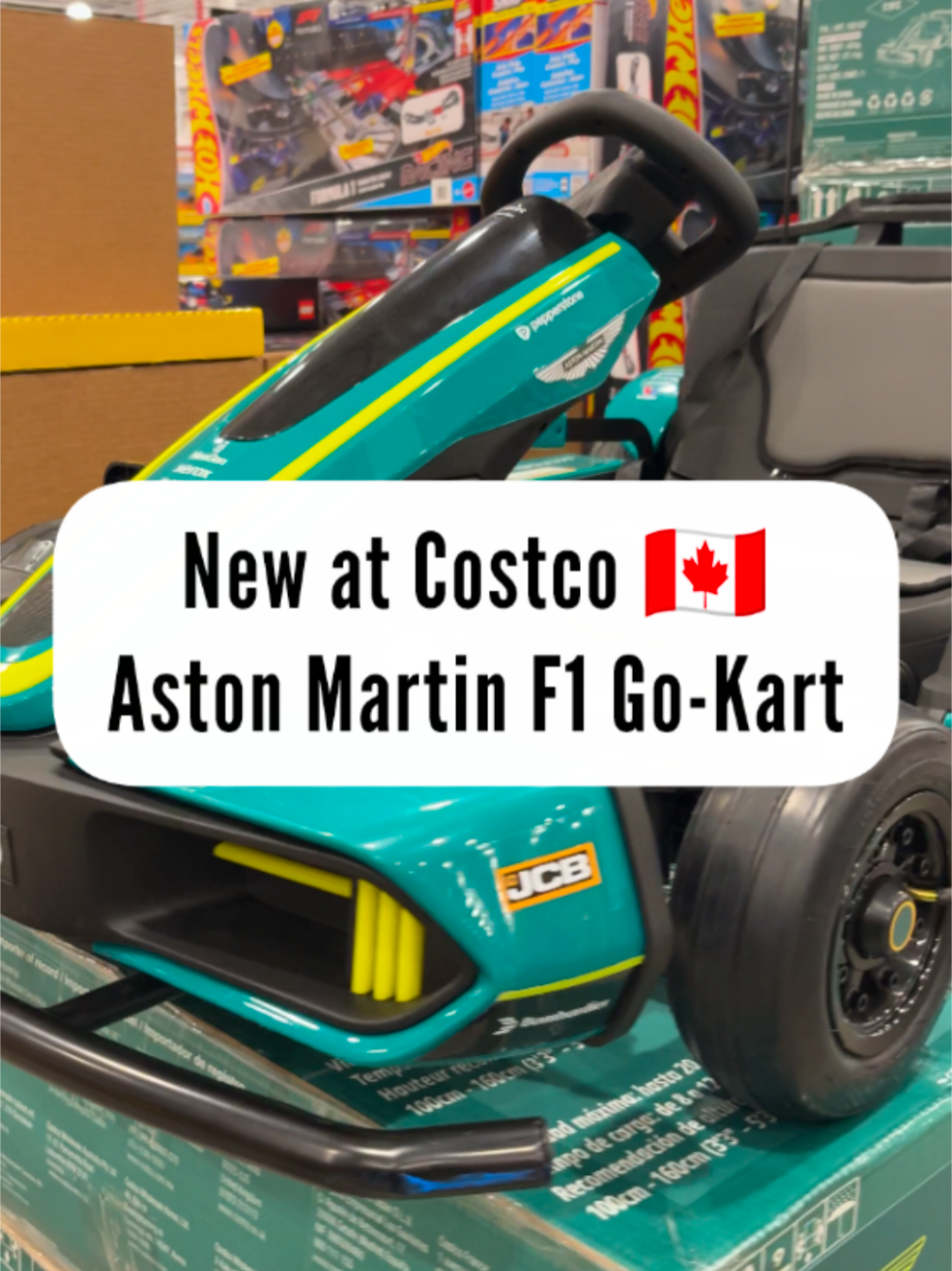 Aston Martin F1 Go Kart at Costco 🇨🇦! Spotted at Costco Newmarket, Ancaster and select locations while supplies last! #Costcohaul #CostcoFinds #CostcoCanada #Costcoclearance #costcoexclusive 