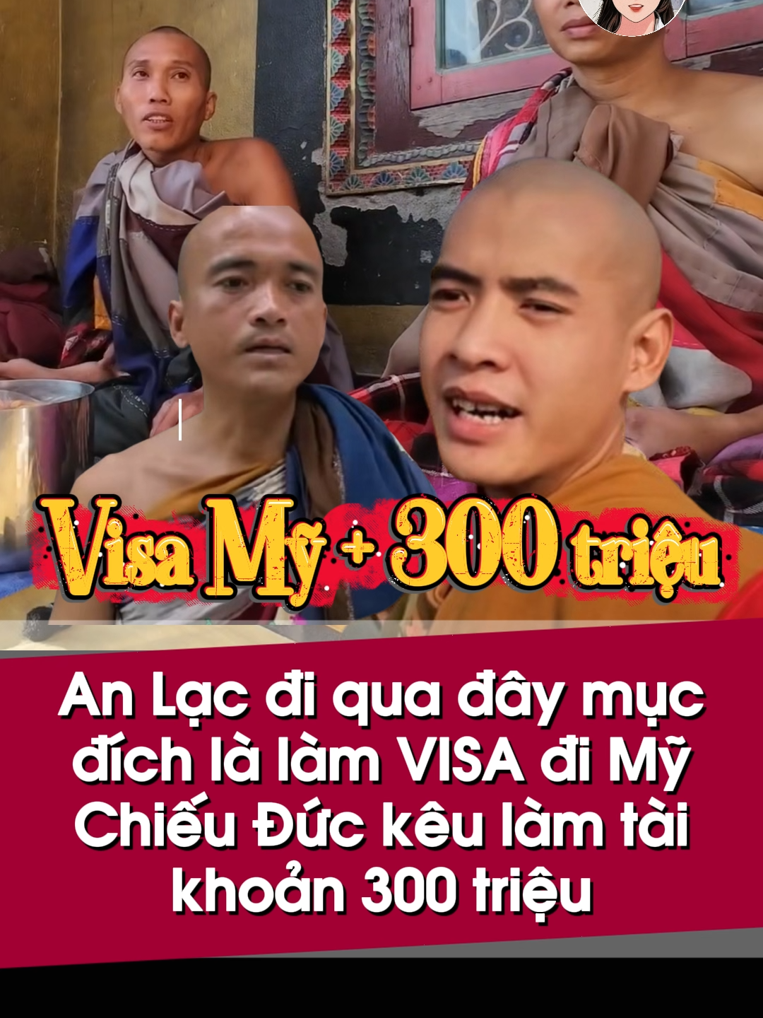 An Lạc đi qua đây mục đích là làm VISA đi Mỹ...Chiếu Đức kêu làm tài khoản 300 triệu#ebook25