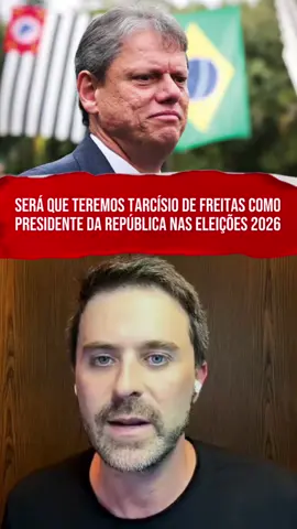 O @cafecomferri acredita que teremos o Tarcísio de Freitas como candidato nas eleições de 2026. Será que Tarcísio será o próximo Presidente da República?  Qual a sua opinião para os candidatos nas eleições de 2026? . . #cafécomferri #clipfyleague #clipfyferri @Café com Ferri | Podcast @cafecomferriofc 