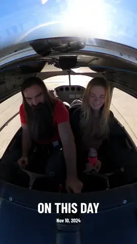 #onthisday engine start checklist with @Kristen #flyferal #erau #pilottok #cessna150 