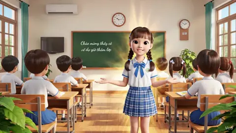 Mùa thao giảng về, tặng thầy cô 1 video mà bất kì ai cũng có thể dùng. Thầy cô cần nhắn em tặng nhé! #videoai #ungdungai #chaomungdugiothamlop 