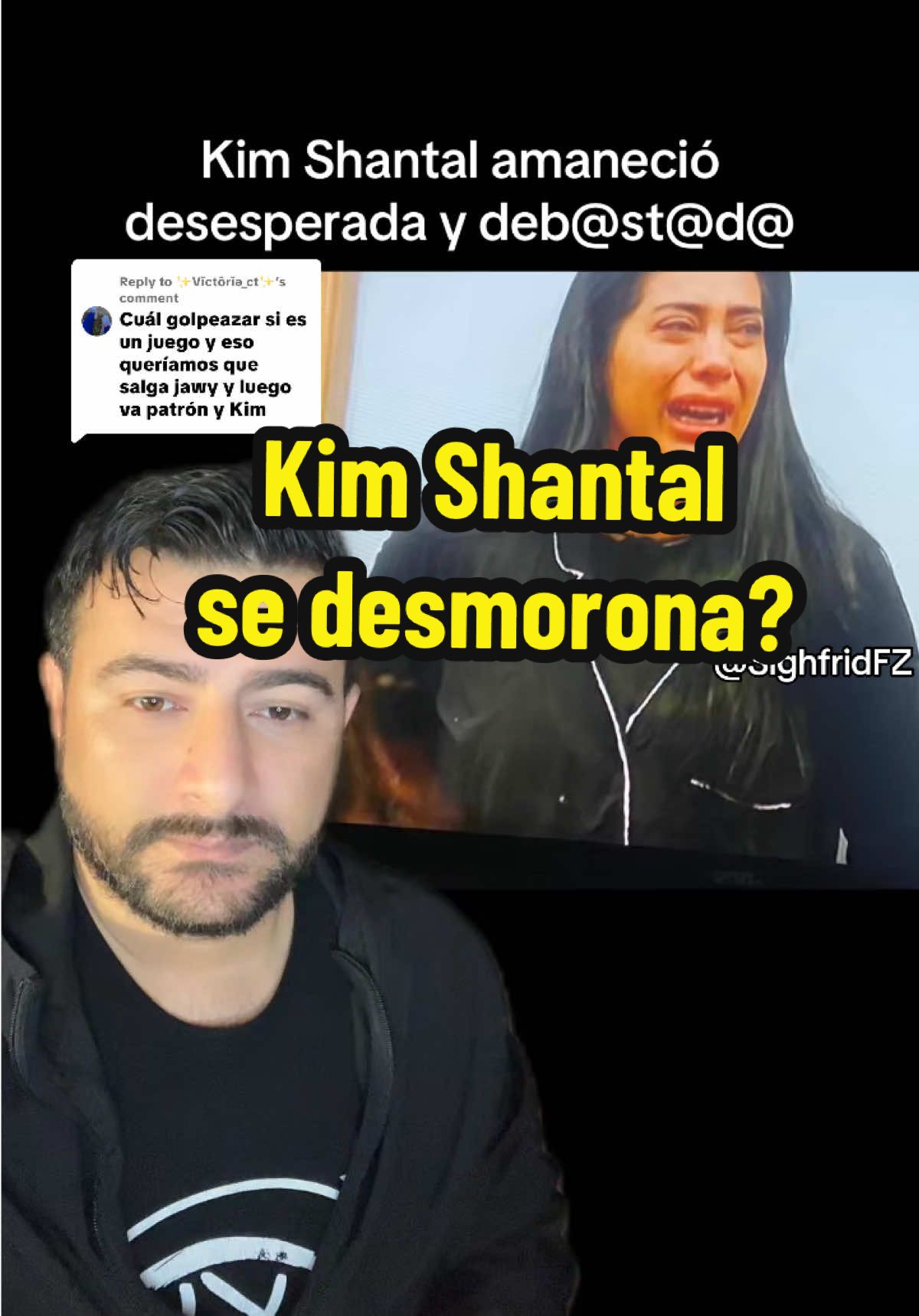 Replying to @✨Vǐctôrǐə_ct✨  Kim Shantal se desmorona? #kimshantal #lagranjavip #tvazteca #sighfridfz #sighfridfz2