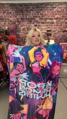 K-Pop Demon Hunter Blanket 50x60” #kpop #kpopdemonhunters #blankets #christmasgiftideas 