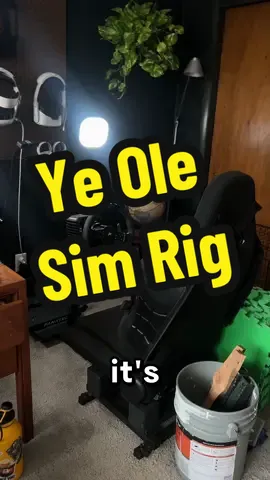 What this? Just something I threw together. This is where the magic happens. @NextLevelRacing | Sim Racing 360 Challenge is here and this is my office that I entry to record stuff. #nlr360 #nextlevelracing #fanatec #bhaptics #rally 