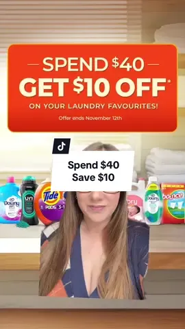 Spend $40 get $10 off on select P&G products! #Livingonaloonie #canada #CanadianDeals 