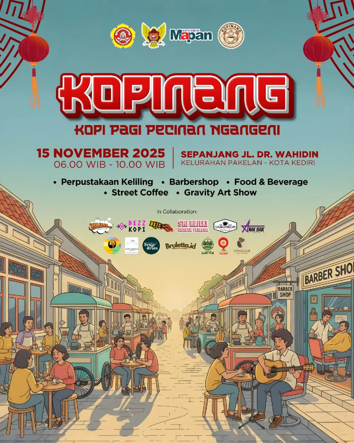 Monggo dulur merapatt ngopiii sabtu pagiiii di pecinan pakelannn....  #kediri24jam #kediri #kediringangeni #pakelan #ngopi 