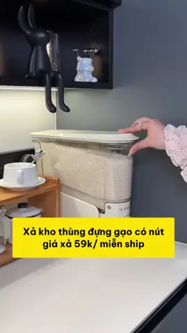 Thùng đựng gạo cao cấp tiện lợi quá #xuhuong #xuhuongtiktok #dotienich #dogiadungtienich #dogiadung 