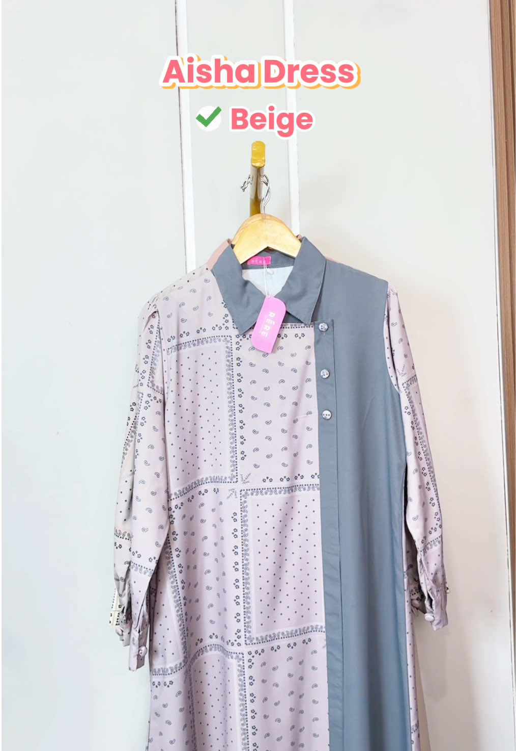 Chic, modest, and effortlessly stunning💖✨ #sarimbitlebaran2026 #promomakan1111 #rereyshop #dress #rereyshop 