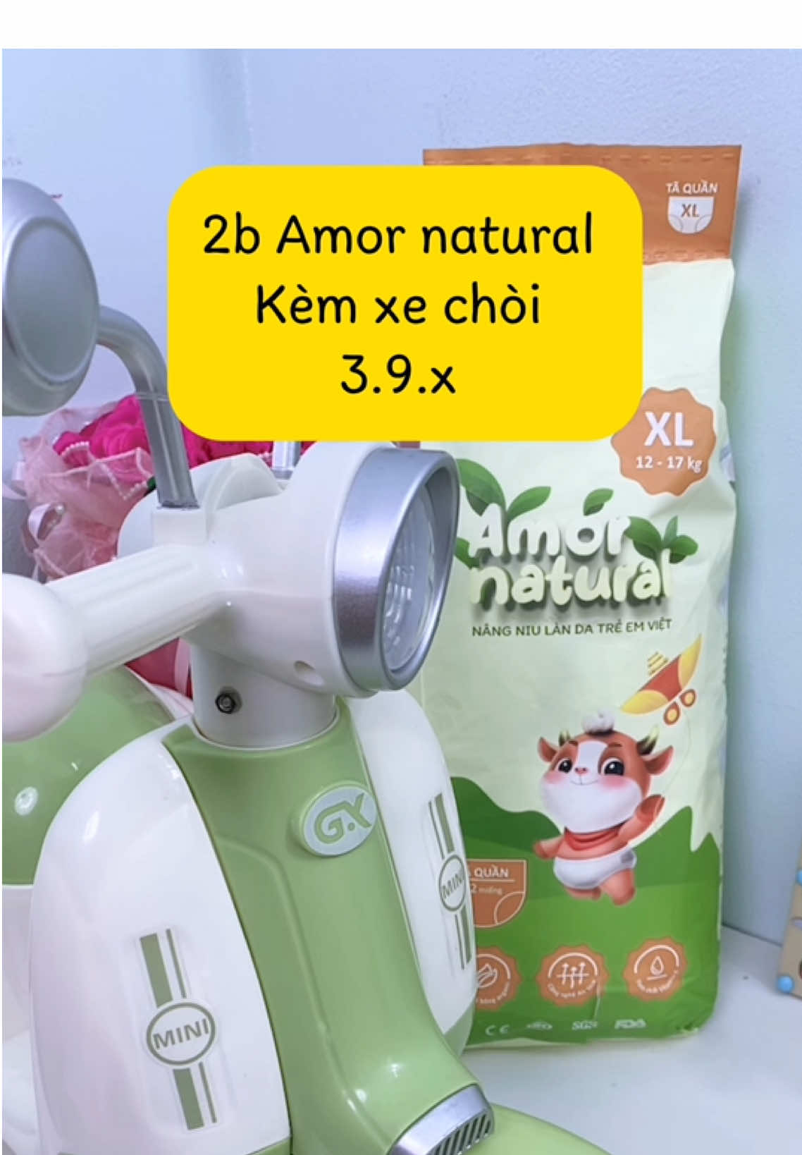 2b Amor natural tặng quà #mecuakhoai16 #mekhoaisan1 #bimchobe #amornatural #bimamornatural 