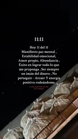 Manifiesto , Declaro y esto está ✨#1111 #suerte🍀 #abundancia #pazmental #noviembre 
