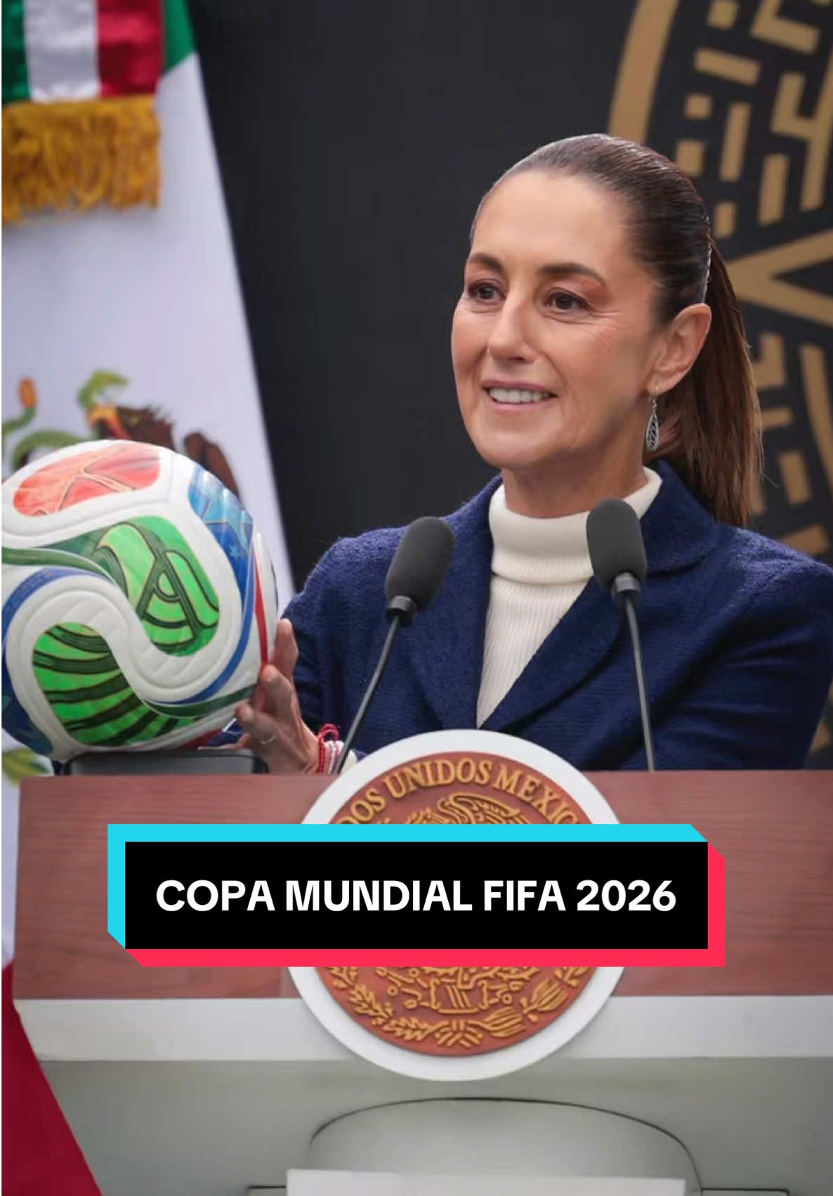 En el Complejo Cultural Los Pinos presentamos detalles de la Copa Mundial FIFA 2026; la fiesta mundialista en México será un momento de alegría para todas y todos.  Por tercera ocasión en la historia, nuestra capital será sede de la inauguración; es momento de compartir al mundo lo que somos. #fifa #mundial #fyp #futbol 