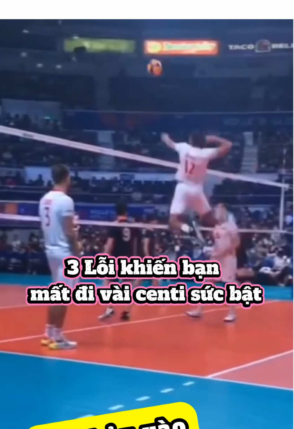 3 lỗi khiến bạn bỏ phí đi vài centi sức bật #volleyball #bongchuyen #SportsonTikTok cre: freestyle_jump_guy