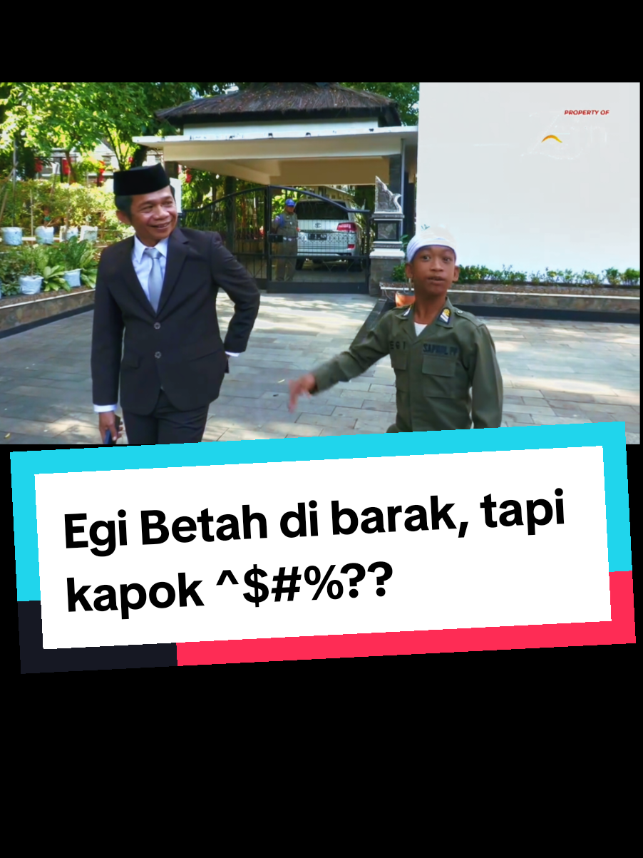 Egi bersama om zein, katanya betah dan nyaman di barak militer, tapi kapok. sc. : om zein #omzein #egi #barak #militer #pendidikankarakter 