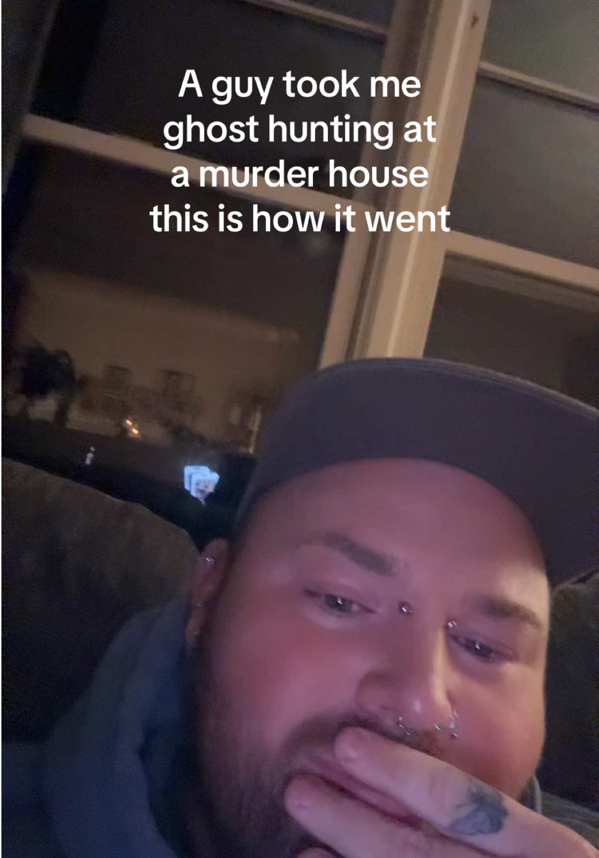 Ghost hunting last night at a murd3r house was a wild experience #ghosthunting #paranormaltiktok #paranormal #ghost #truecrimetok 