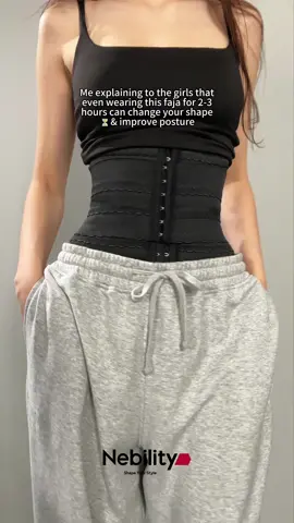 Literally gave me curves #nebility #smallwaist #waisttrainer #tiktokshopblackfriday #tiktokshopcybermonday 