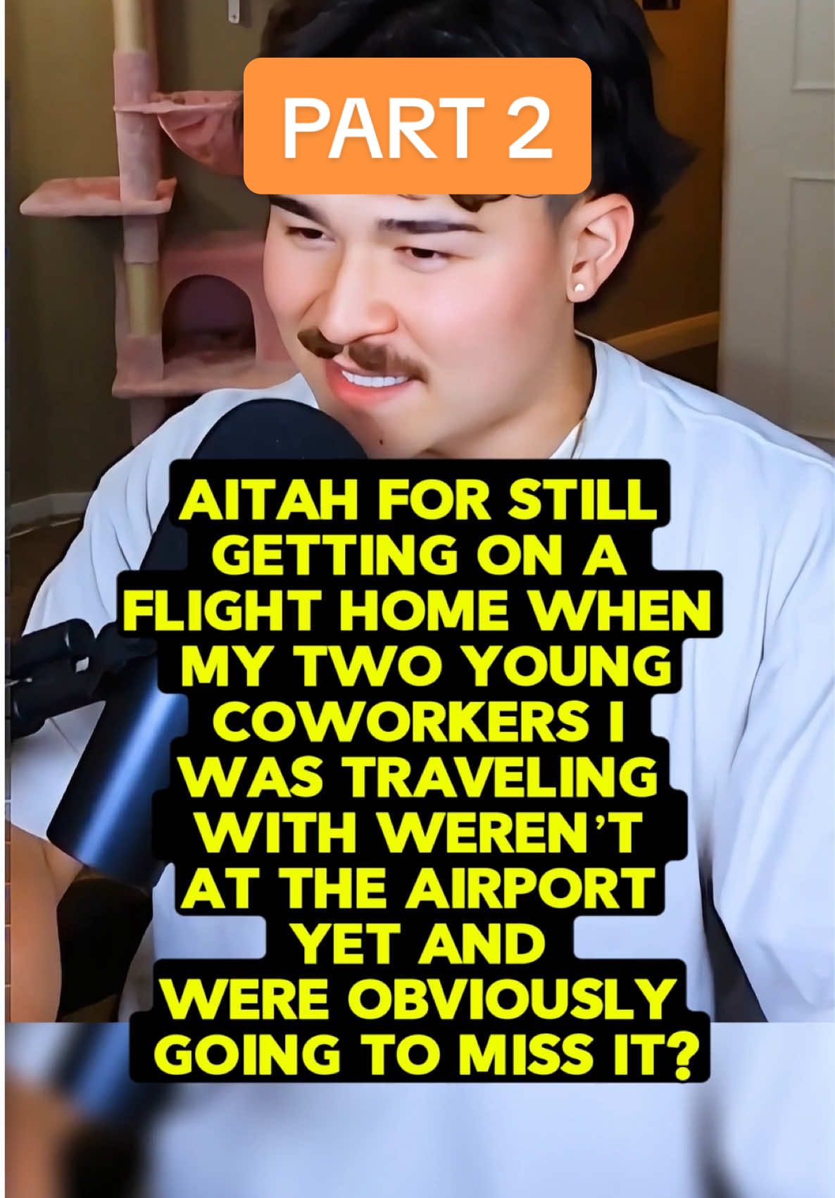 Replying to @Sarby Reads Reddit PART 2 (UPDATE): AITAH for still getting on a flight home when my two young coworkers I was traveling with weren’t at the airport yet and were obviously going to miss it? #sarby 