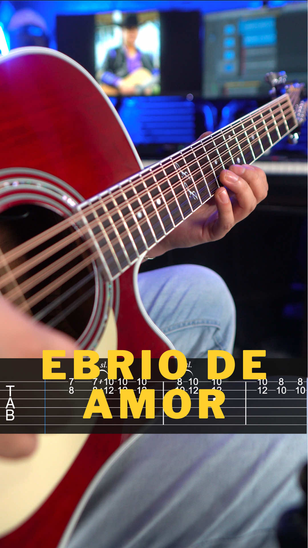 Ebrio de amor tablatura tutorial (Valentín Elizalde - versión de Ariel Camacho) . . . . . . . #valentinelizalde #arielcamacho #requinto #tablatura #guitarra 