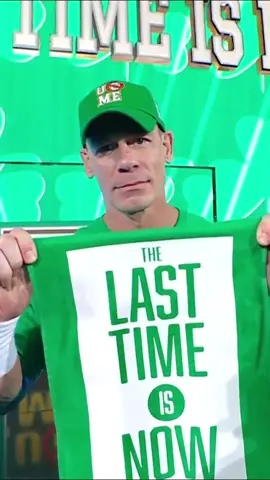 the ONE and ONLY… #JohnCena!! THE LAST TIME IS NOW, BOSTON 👋 #WWE #TripleH