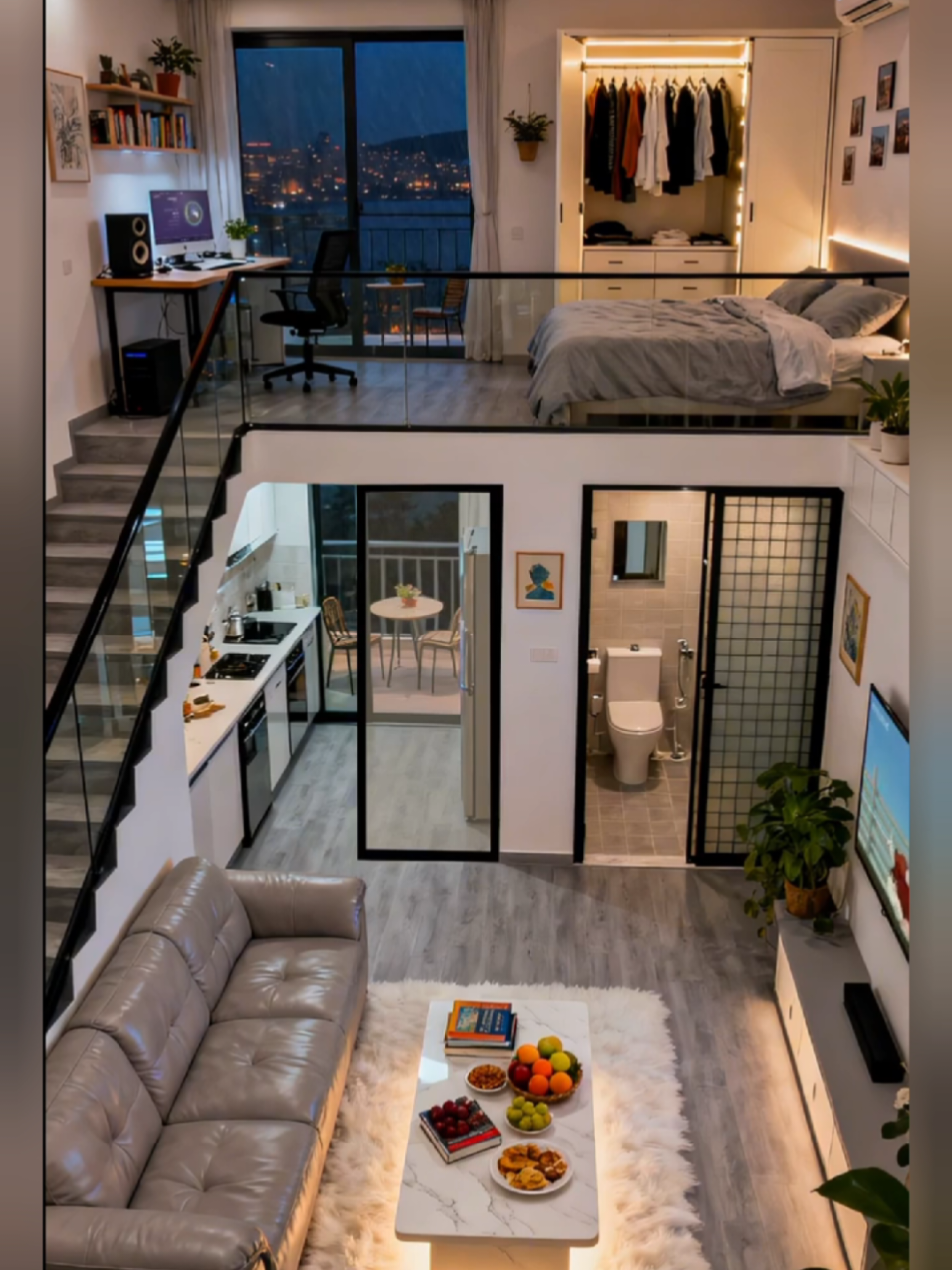 dinner on the balcony, romantic isn't it? #fyp #trending #aesthetic #interiordesign #Home 