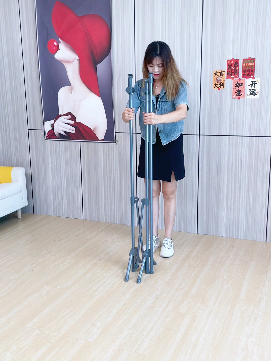 Deliver directly to from China Malaysia and Phillippines store available now Fashion design carbon steel high quality foldable clothes hanging drying rack #fyp #clothesdryingrack #clothesrack #homestorage #clotheshangers #metalhangers #dieyuanhouseware #wallmountedclothrack #foldabledryingrack #foryou