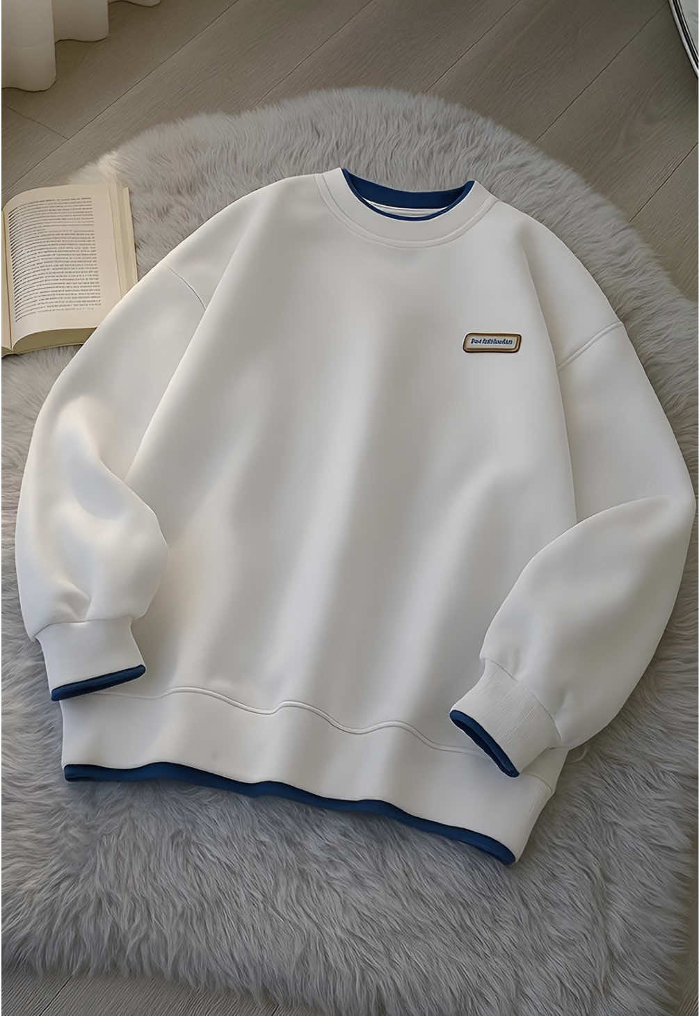 [FRESSHIP] Áo Sweater nỉ lót lông tay dài #thoitrangnam #aosweater #aovaini 